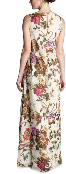 Ted Baker Jameela Tropical Toucan Midi Dress in White (natural) | Lyst