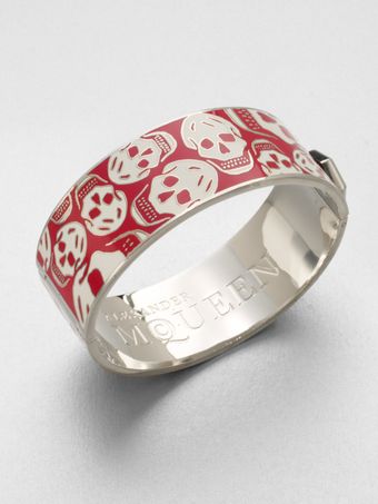 Alexander McQueen Medium Skull Cuff Bracelet - Lyst