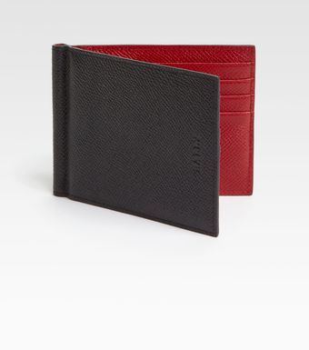 Bally Leather Money Clip Wallet - Lyst