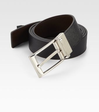 Bally Reversible Grain Leather Belt - Lyst