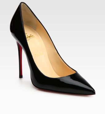 Christian Louboutin Decolete 554 Patent Leather Pumps - Lyst