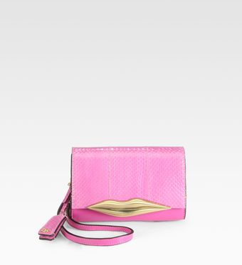 Diane Von Furstenberg Lips Mini Mixedmedia Shoulder Bag - Lyst