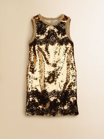 Dolce & Gabbana Little Girls Sequin Dress - Lyst