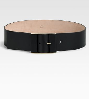 Gucci Leathercovered Buckle Belt - Lyst