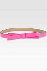 Kate Spade Key Pieces Leather Bow Belt
