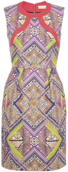 Matthew Williamson Printed Linen Dress - Lyst