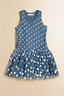 Stella Mccartney Kids Toddlers Little Girls Bell Dotted Tulle Dress - Lyst