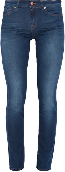7 For All Mankind Cristen Skinny Jeans - Lyst