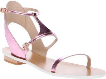 Chloé Cutout Sandal - Lyst