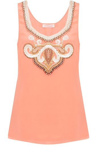 Matthew Williamson Embellished Tank Top - Lyst