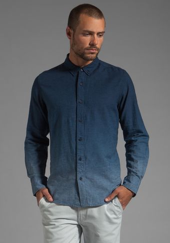 Vstr Shades Shirt in Ensign Blue Dipdye - Lyst