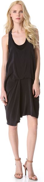 DKNY Pure Racer Back Dress - Lyst