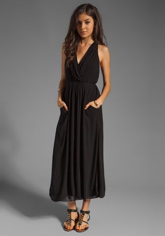 Ella Moss Stella Maxi Dress in Black - Lyst