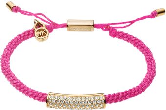 Michael Kors Macrame Cord Pave Bracelet - Lyst