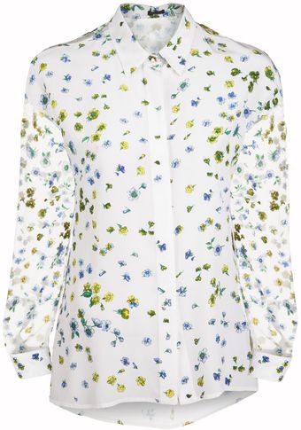 Versace Floral Print Shirt - Lyst