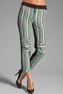10 Crosby by Derek Lam Knee Seam Detail Slim Pants - Lyst