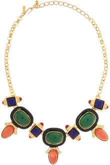 Kenneth Jay Lane Goldplated Crystal Necklace - Lyst