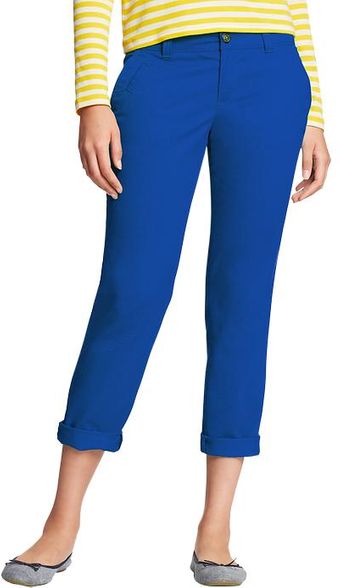 Old Navy Rollup Boyfriend Skinny Khakis - Lyst