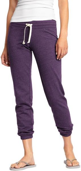 Old Navy Cropped Cuff Drawstring Lounge Pants in Purple (dark purple ...