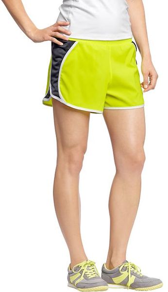 Old Navy Active By Sidemesh Running Shorts in Yellow (electric neon )