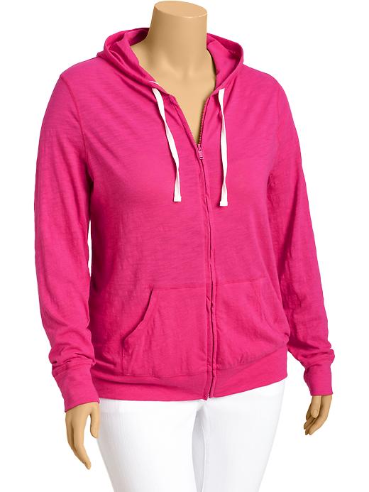 Old Navy Plus Lightweight Slubknit Zip Hoodies in Purple (fuchsia ...