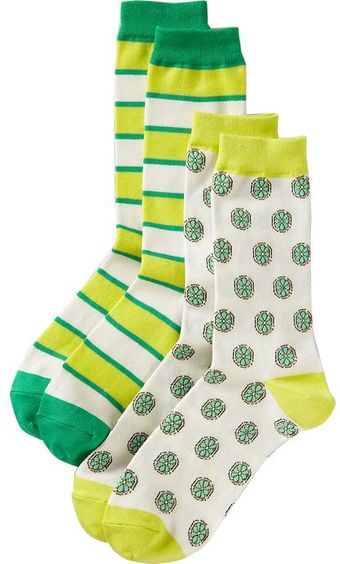 Old Navy Patterned sock 2packs - Lyst