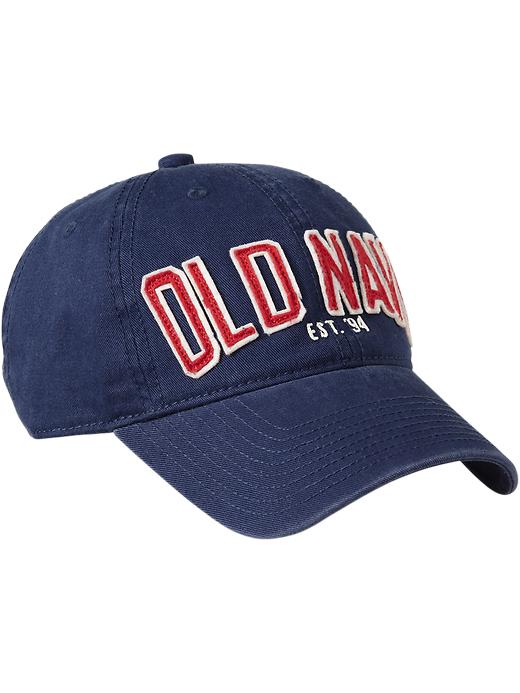 Old Navy Logo Applique Baseball Caps in Blue for Men (navy) | Lyst