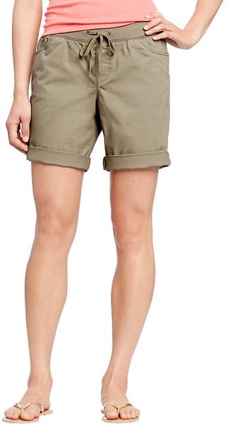 Old Navy Twilldrawstring Bermudas  - Lyst