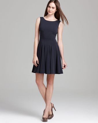 Theory Pleated Dress Kaien W Madera - Lyst