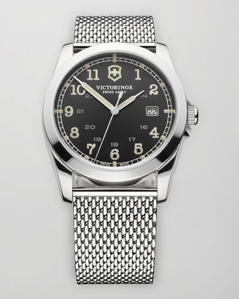 Victorinox Infantry Mesh Strap Watch - Lyst