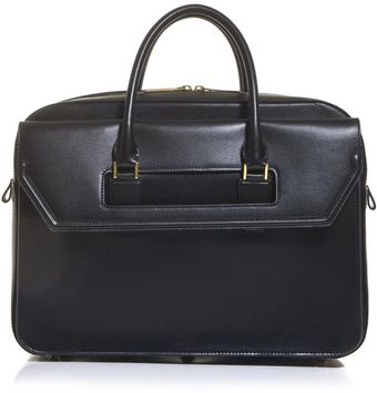 Alexander McQueen Heroic Leather Briefcase Bag - Lyst