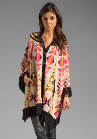 Alice By Temperley Santos Knit Poncho - Lyst