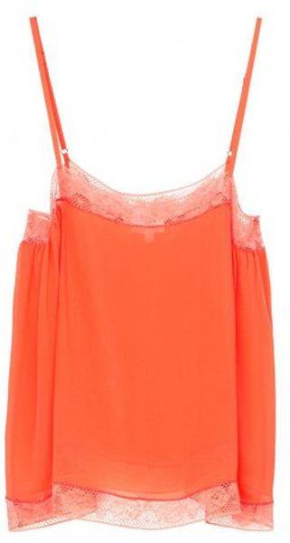 Aloe Orange Marjorie Lace Camisole - Lyst