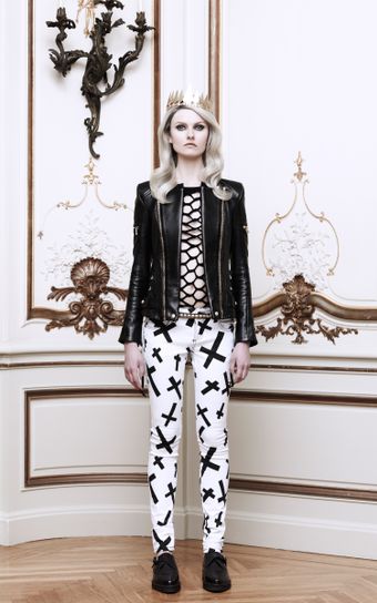 Balmain Leather Biker Jacket - Lyst