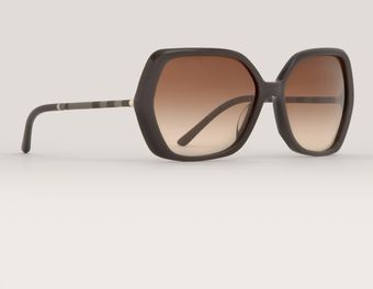 Burberry Oversized Hexagon Shaped Sunglasses - Lyst