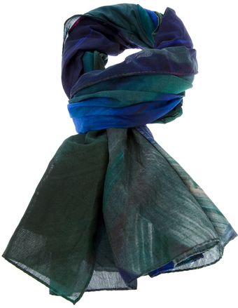 Christopher Kane Paint Print Scarf - Lyst