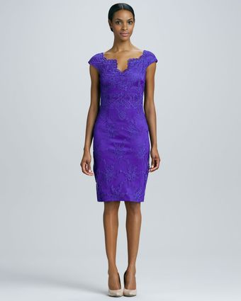 David Meister Lace Cocktail Dress - Lyst