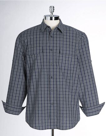 Elie Tahari Plaid Cotton Sportshirt - Lyst
