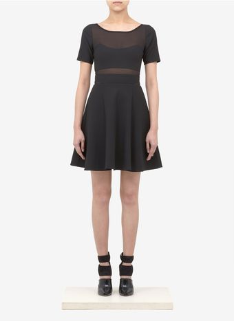 Elizabeth And James Selena Sheerpanel Dress - Lyst