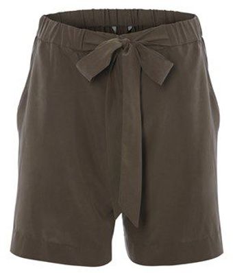 French Connection Infinity Drape Tie Waist Short - Lyst