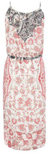 French Connection Mustique Tile Strap Dress - Lyst