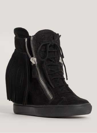 Giuseppe Zanotti Lorenz Fringe Wedge Sneakers - Lyst