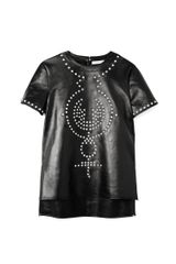 Givenchy Embellished Leather Tee