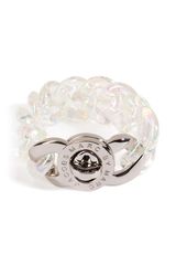Marc By Marc Jacobs Small Candy Turnlock Bracelet in Clear