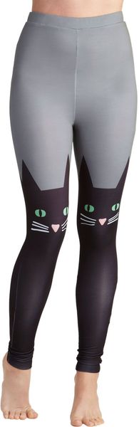 ModCloth Hook Feline and Sinker Leggings - Lyst