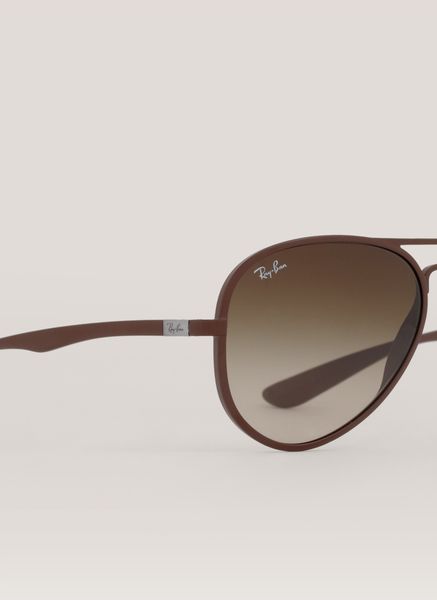 Ray Ban Liteforce Aviator Sunglasses In Red Lyst