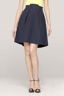 Roland Mouret Pleateddetail Skirt - Lyst