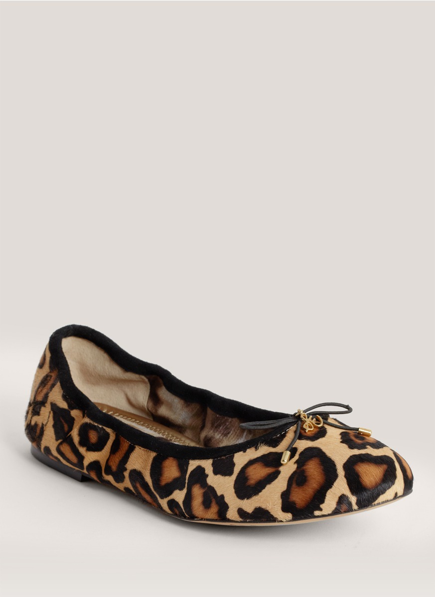 ballerina leopard flats