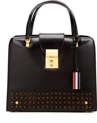 Thom Browne Mrs Oneofakind Spike Studded Handbag - Lyst
