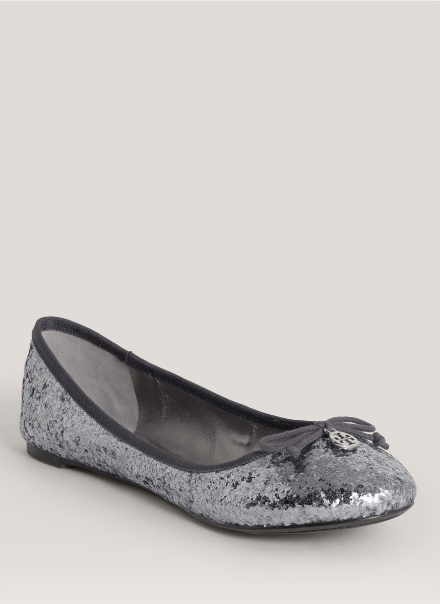pewter flats size 10
